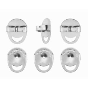 Silpada 'Three Pair Happy Back' Earring Back Set in Sterling